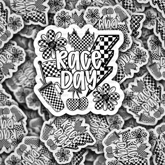 Race day sticker