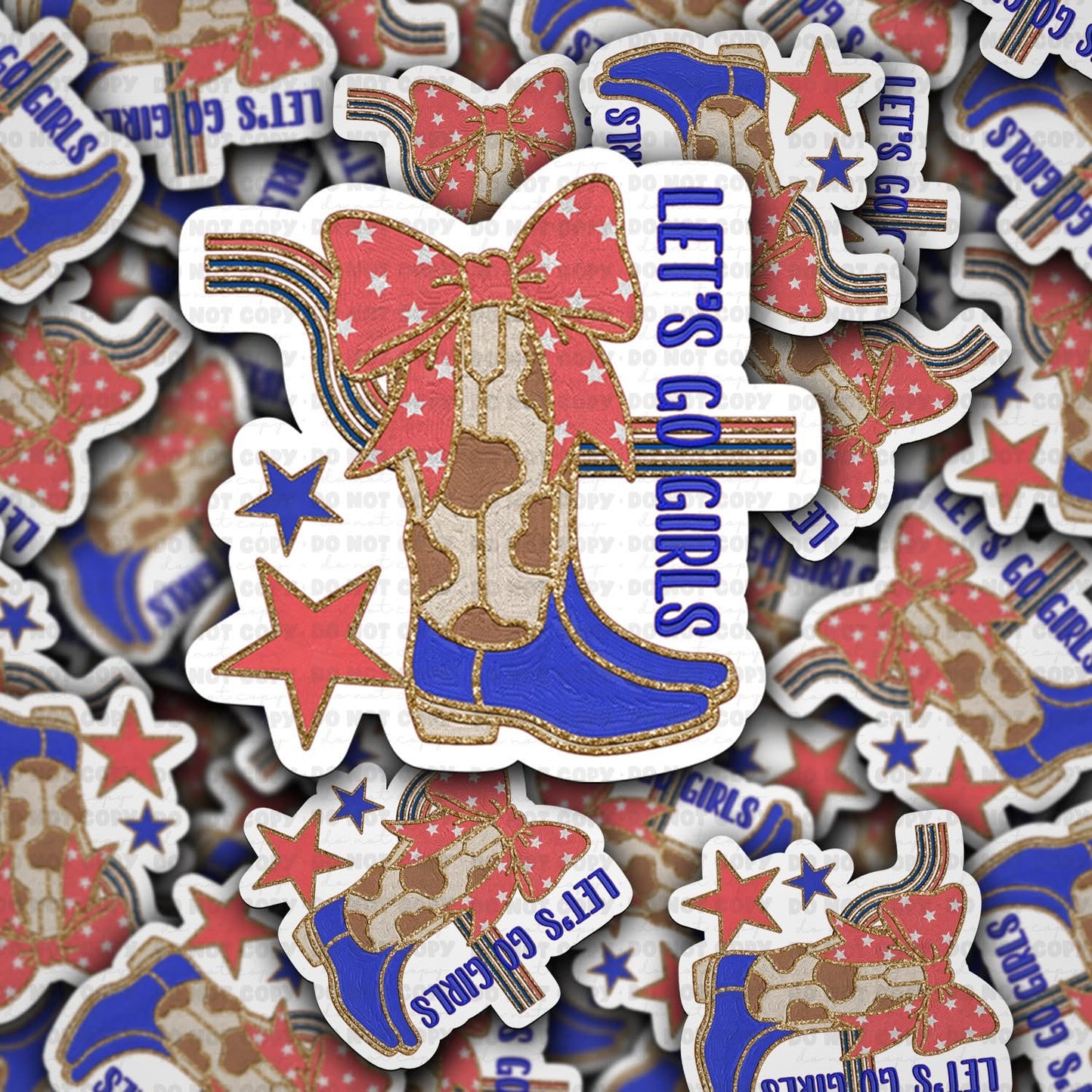 Lets go girls sticker