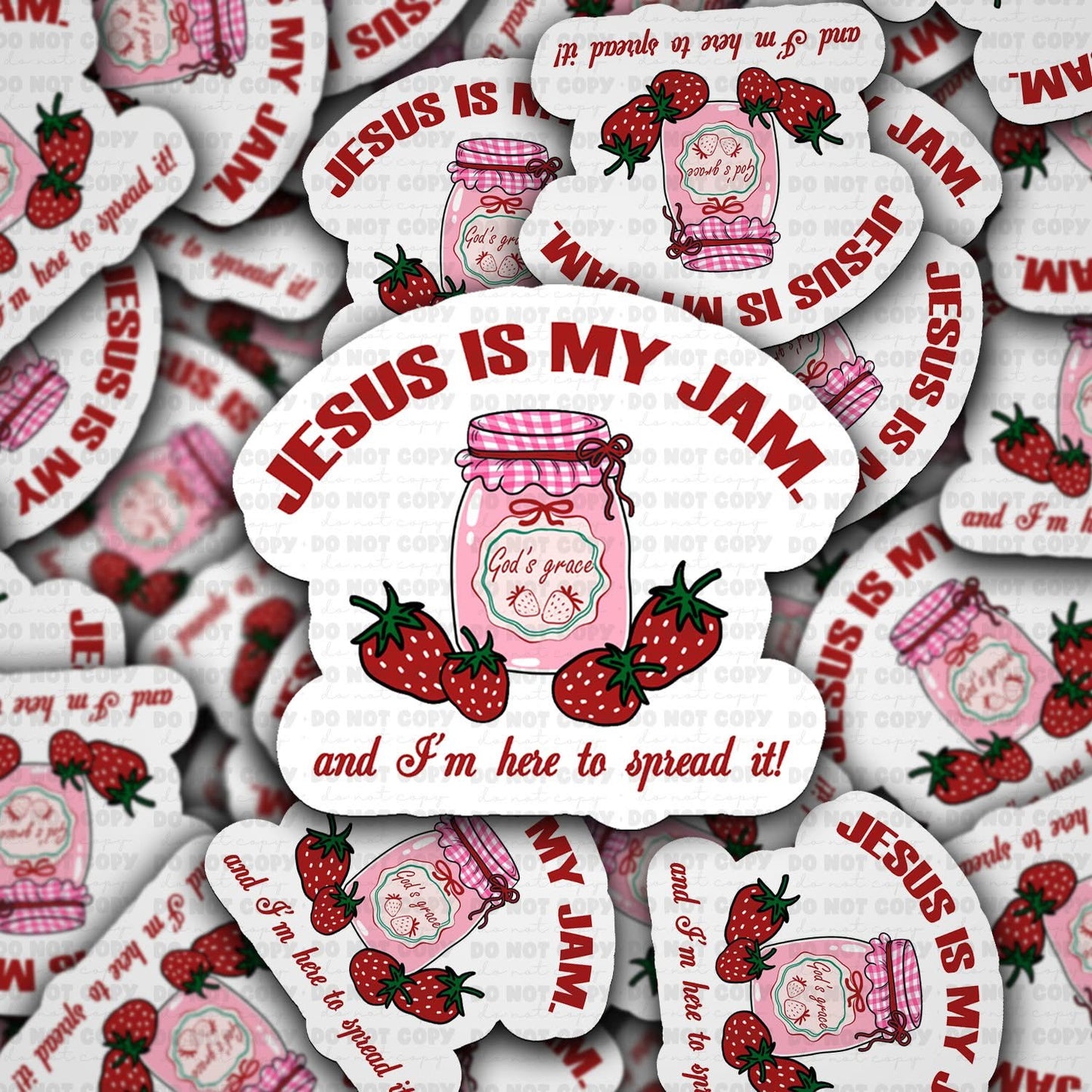 Jesus is my jam sticker