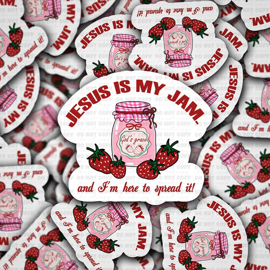 Jesus is my jam sticker