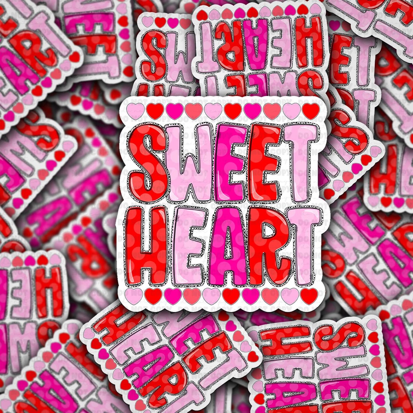 Sweetheart sticker