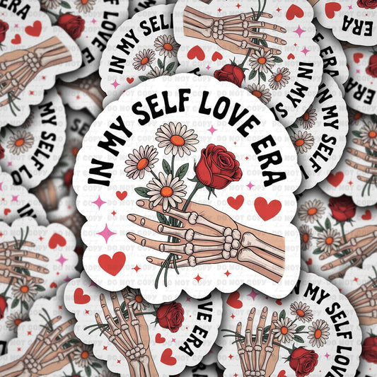 In my self love era  sticker