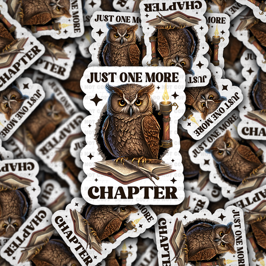 Just one more chapter sticker