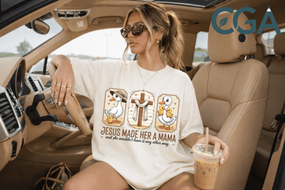 Jesus made her a mama shirt
