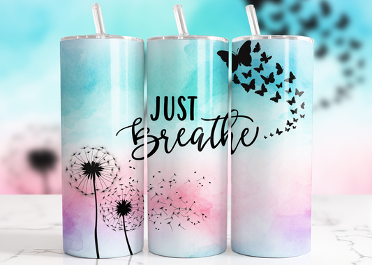 just breathe tumbler