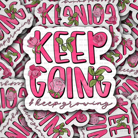 Keep Going sticker