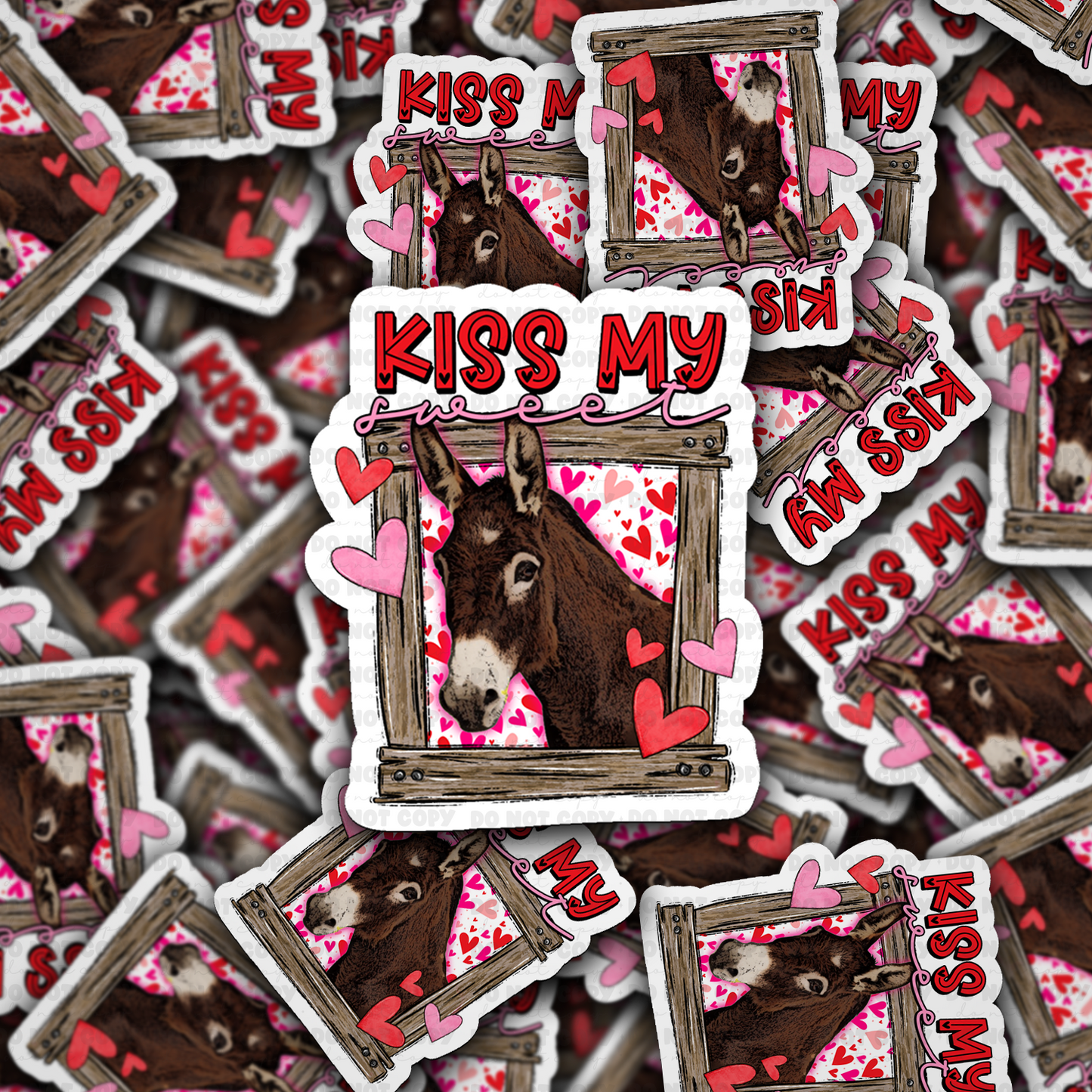 Kiss My Sweet Ass sticker