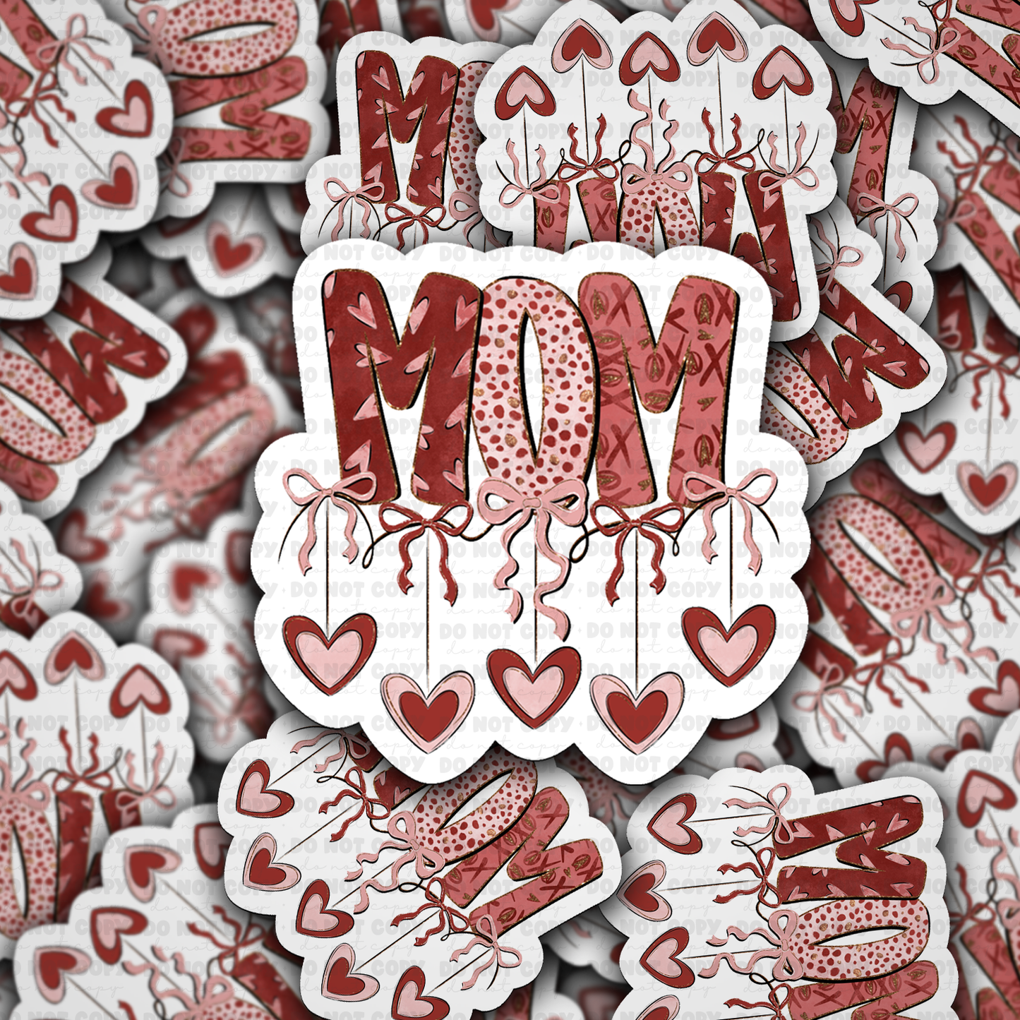 Valentines mom sticker