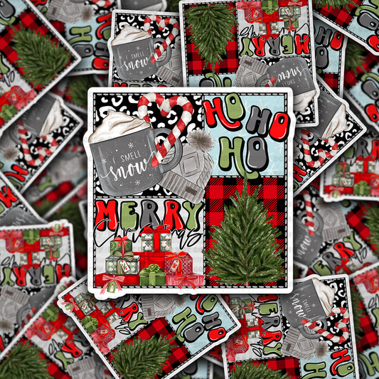 Merry Christmas hohoho sticker
