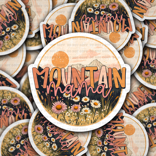 Mountain mama sticker