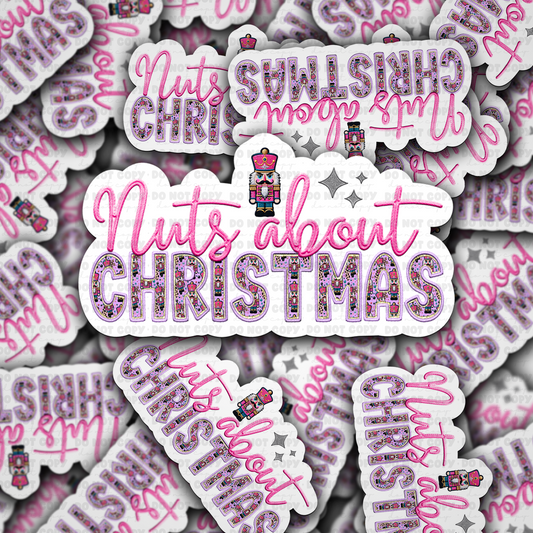 Nuts about Christmas sticker