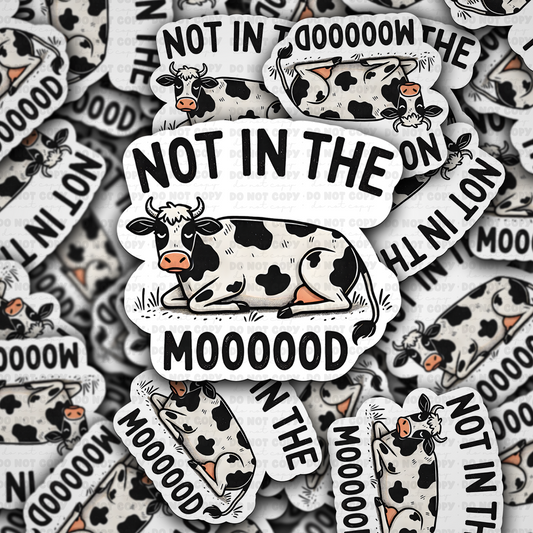 Not in the mood sticker