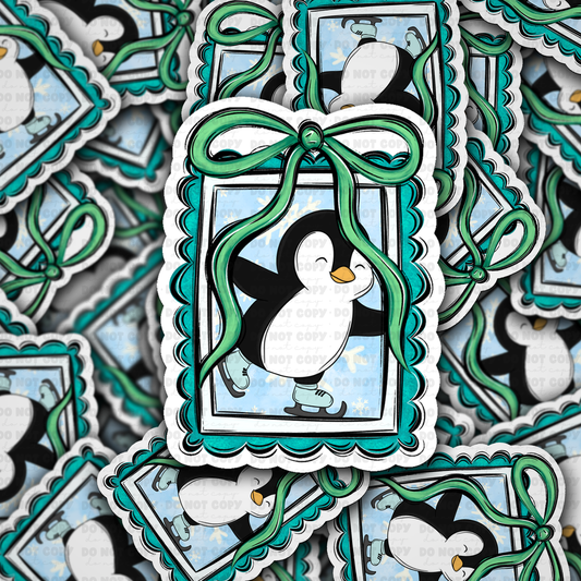 PENQUIN FRAME  sticker