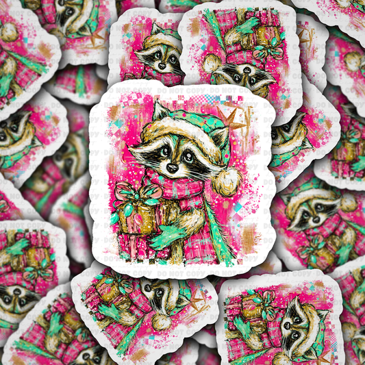 Racoon sticker