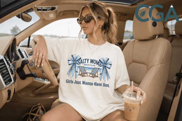 Salty Moms Beach Club shirt