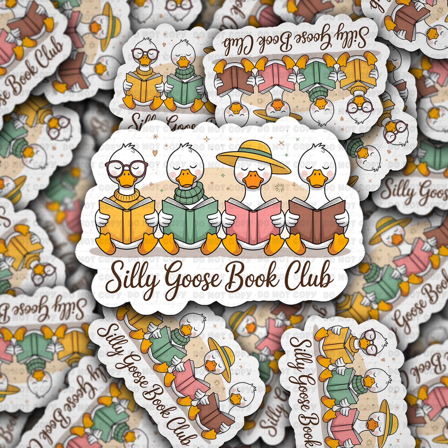Silly Goose Book Club sticker