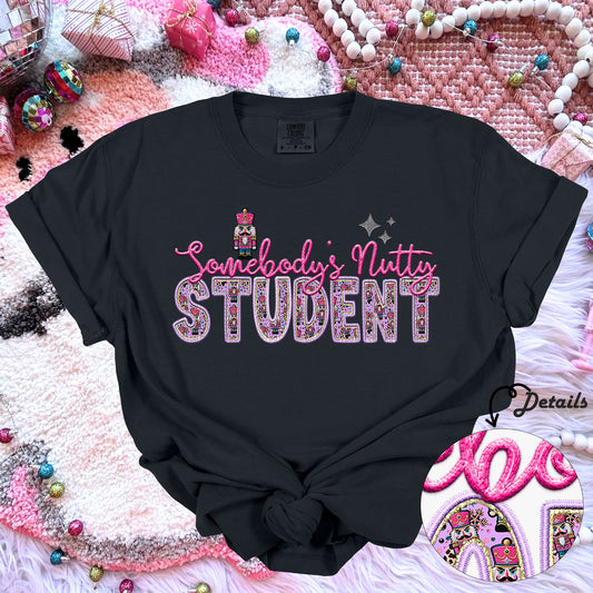 Somebody's nutty Student dtf print