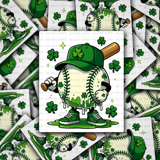 St Patrick’s Day ice Cream Baseball Drip sticker