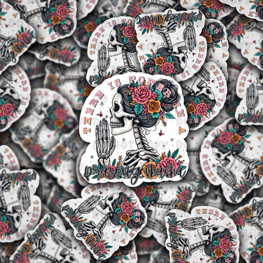 There is power in a praying mama sticker