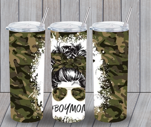 Boy Mom tumbler
