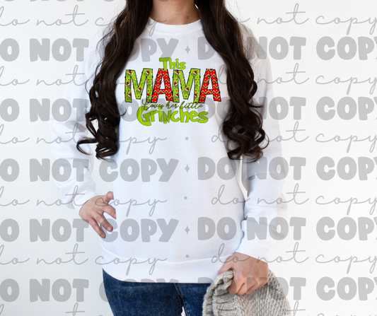 This mama loves her little grinches long sleeve shirt