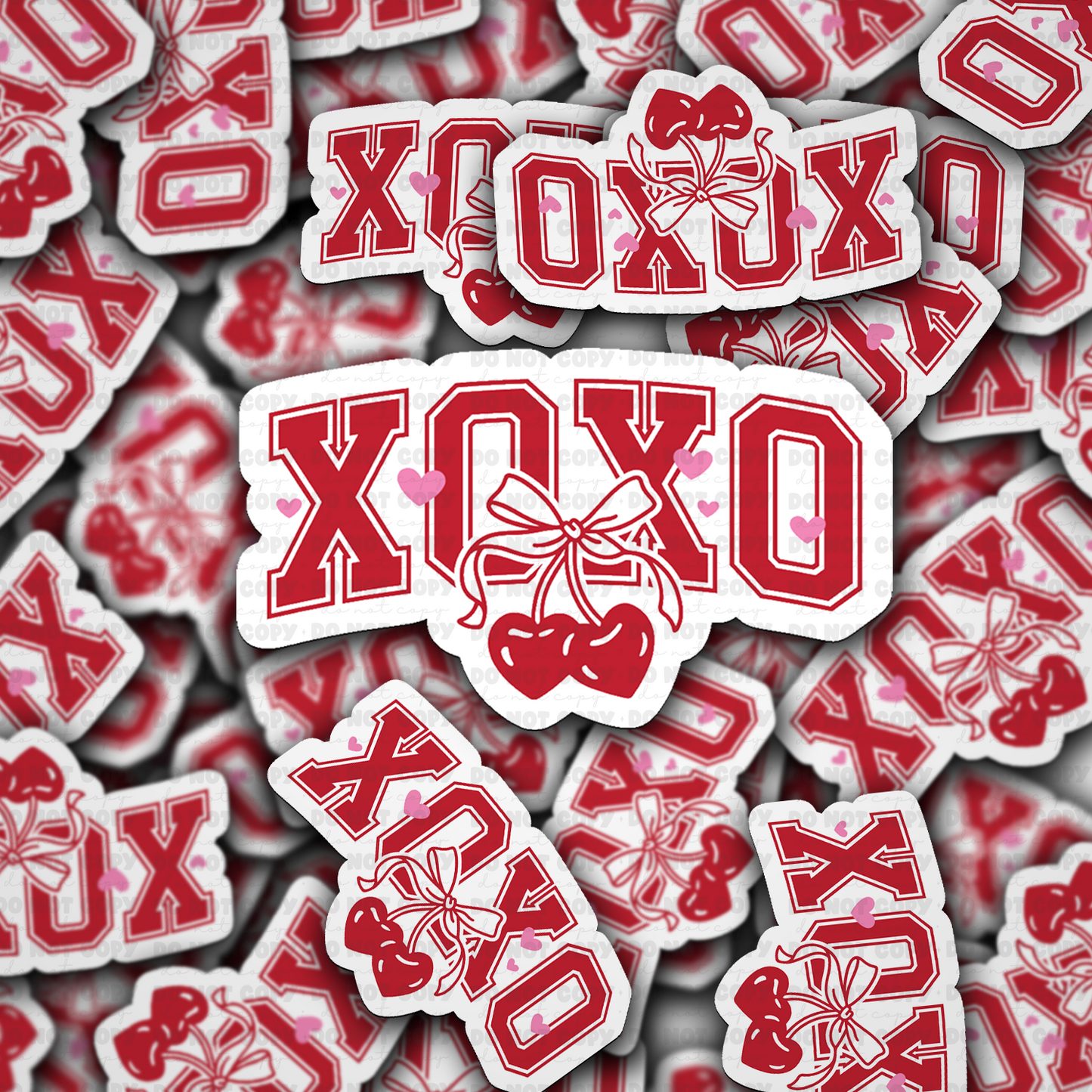 Valentine xoxo sticker