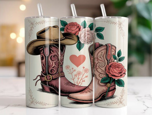 western valentines tumbler