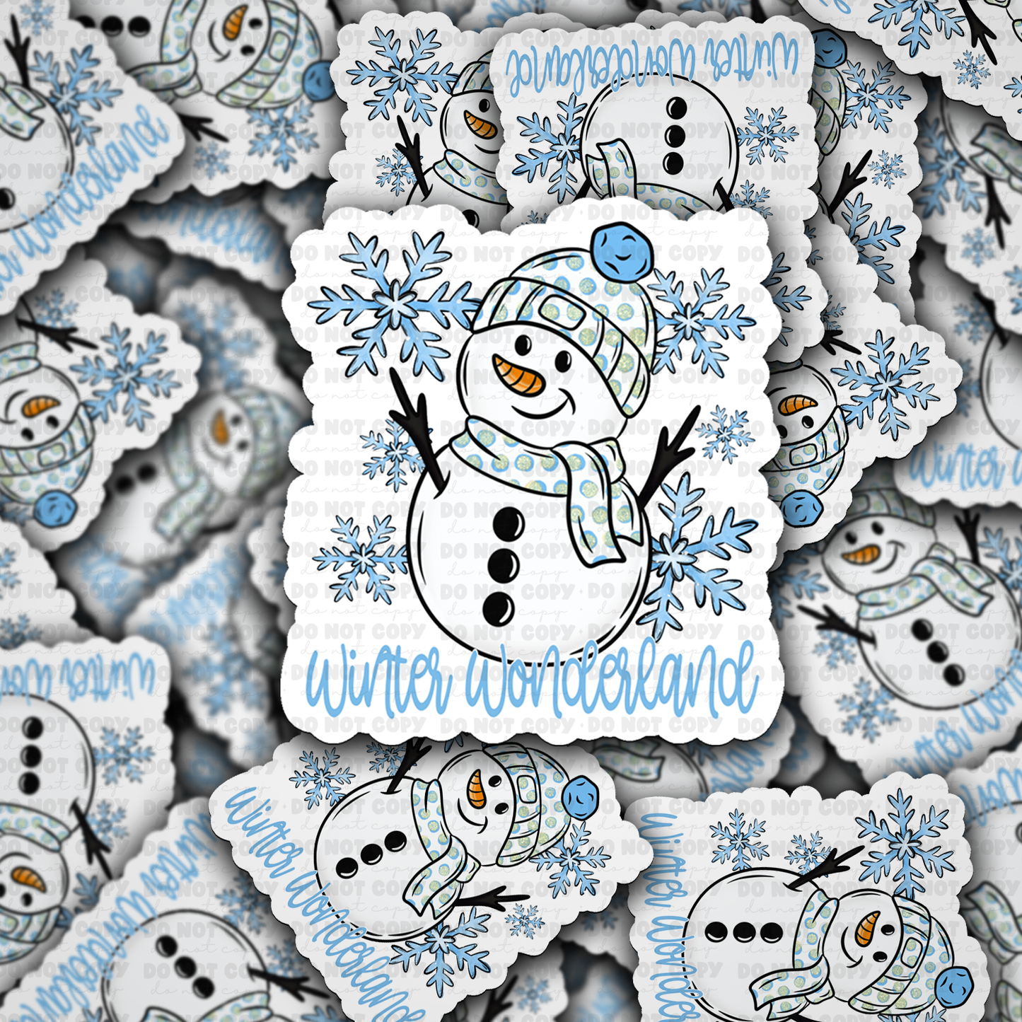 Winter wonderland sticker