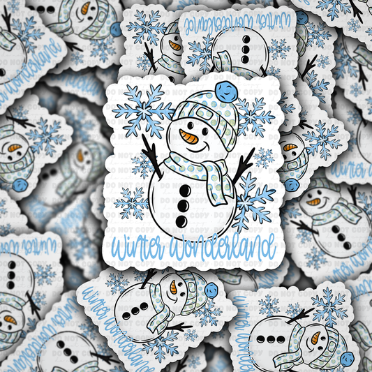 Winter wonderland sticker