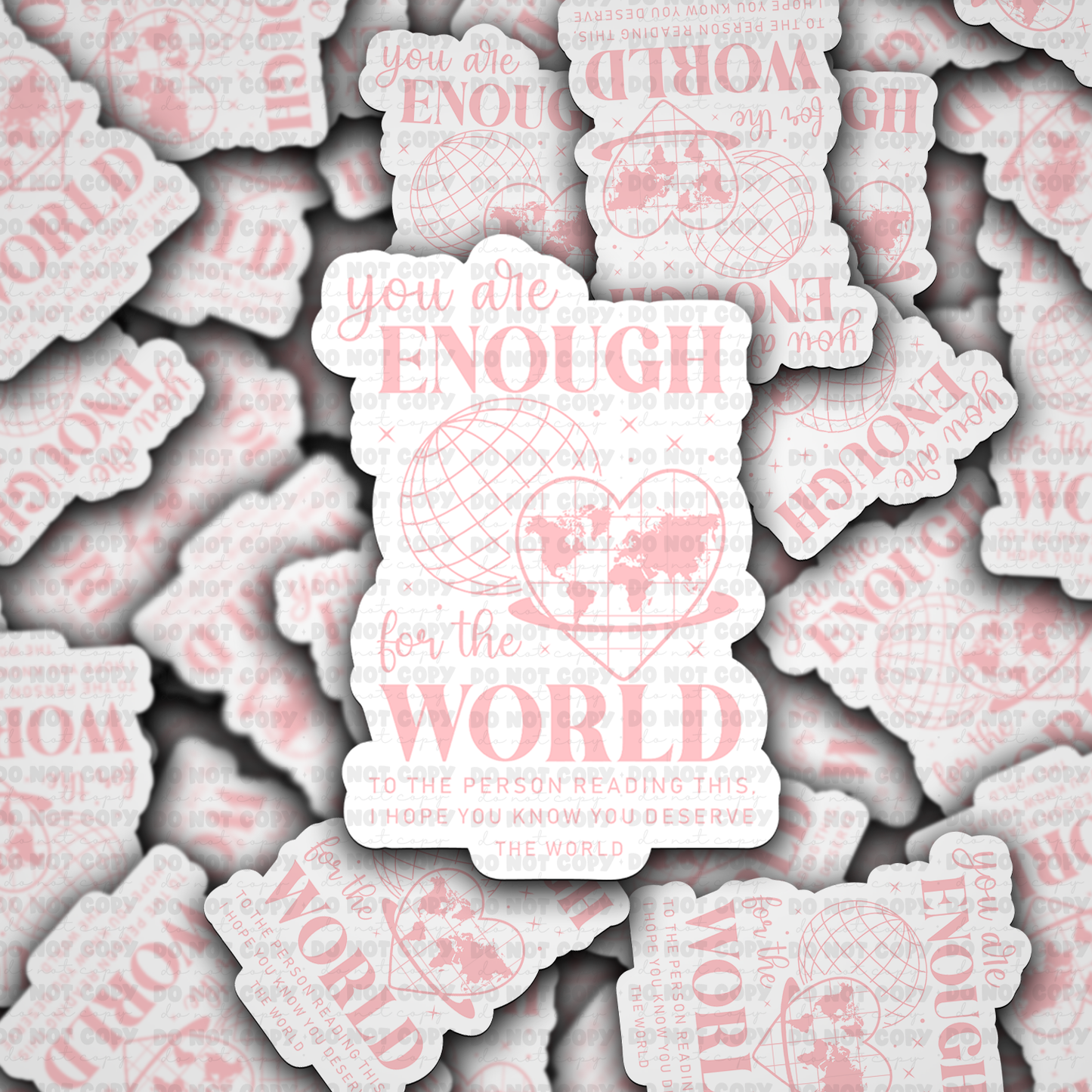 You are enough sticker