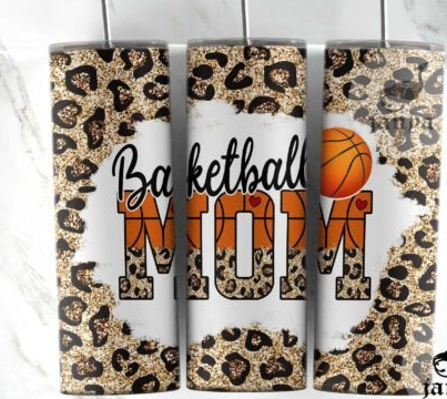 Basketball mom tumbler