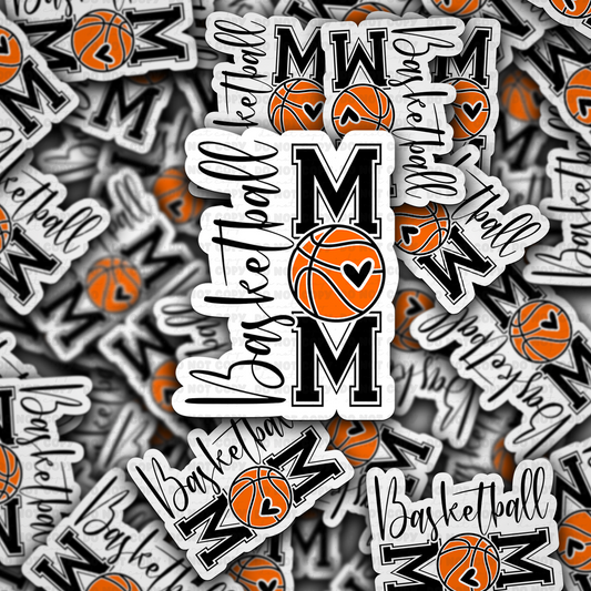 Basketball mom sticker