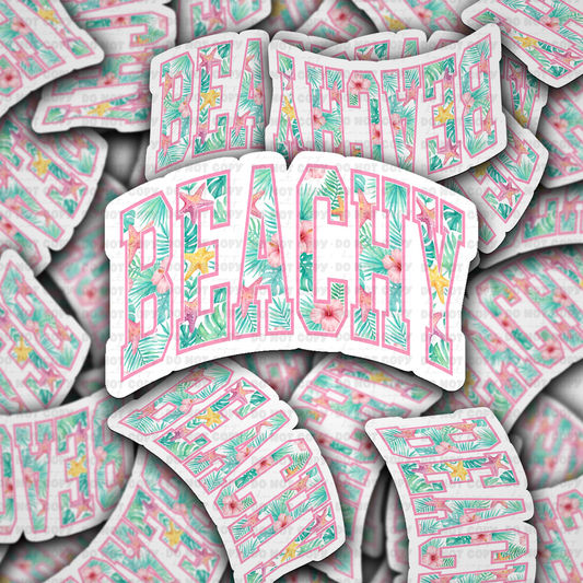 Beachy sticker