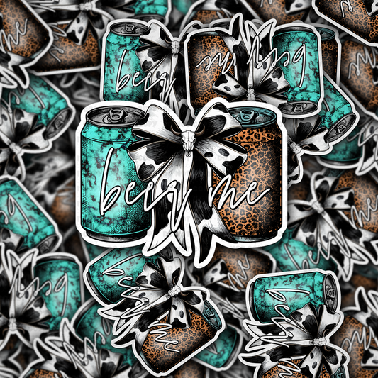 Beer me sticker
