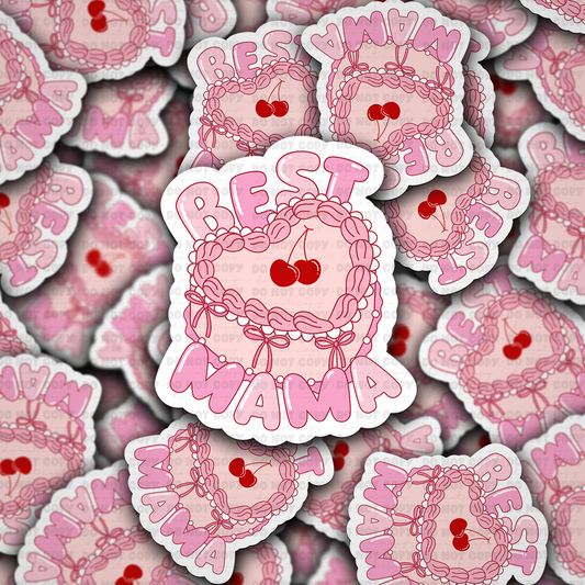 Best mama cherry sticker