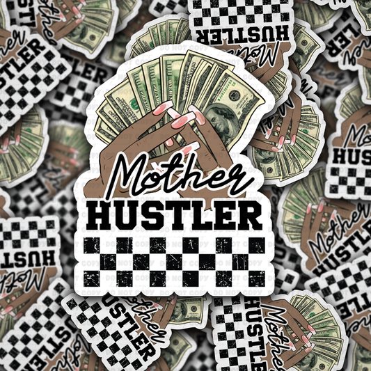black mother hustler sticker