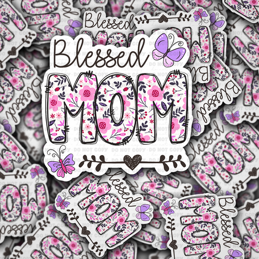 Blessed mom sticker