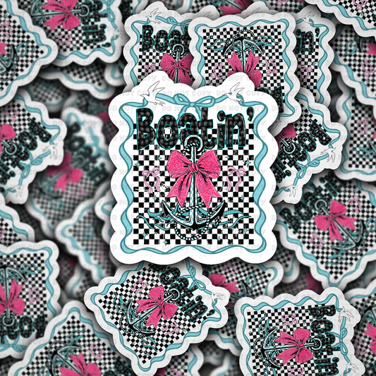 Boatin sticker