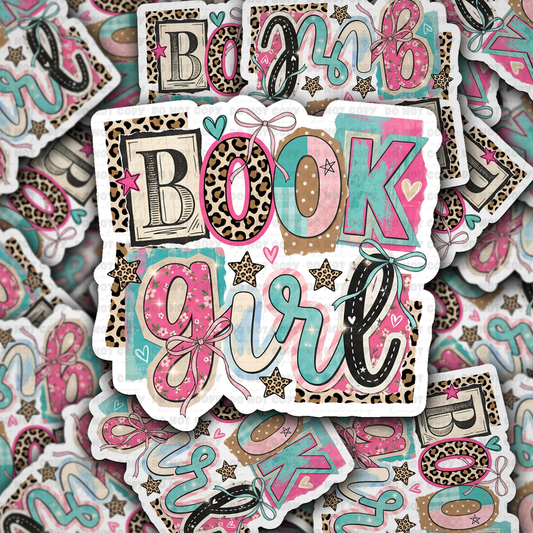 Book Girl sticker