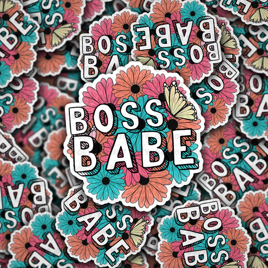 Boss babe sticker
