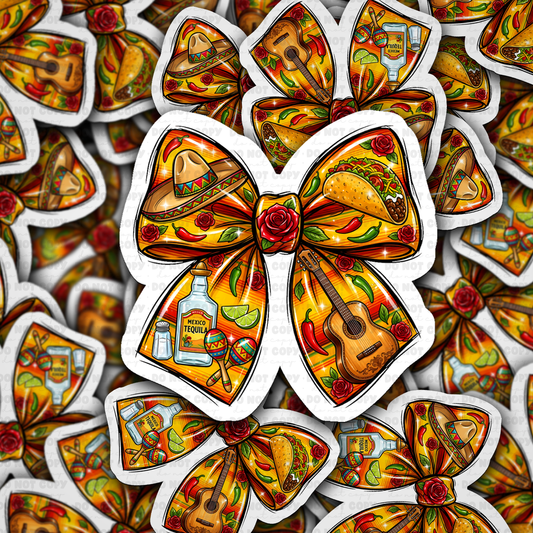 Taco bow sticker
