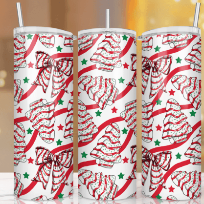 cake and bows tumbler