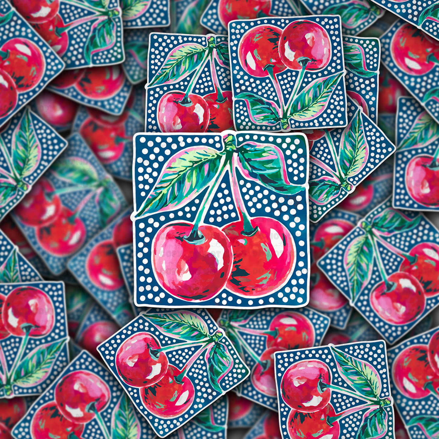 Cherry sticker