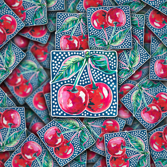 Cherry sticker