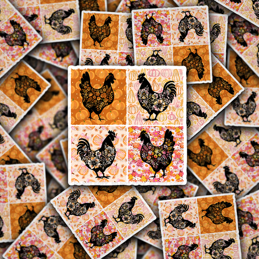 Chickens sticker