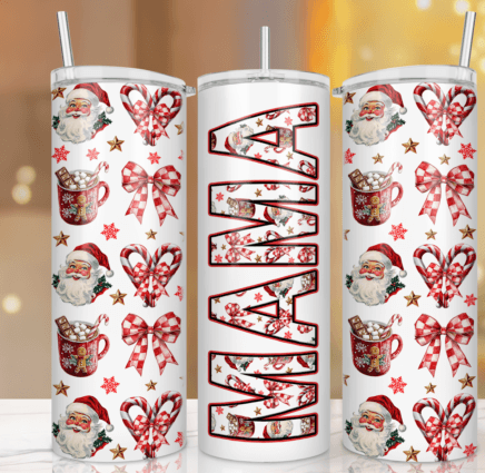 Mama Christmas tumbler