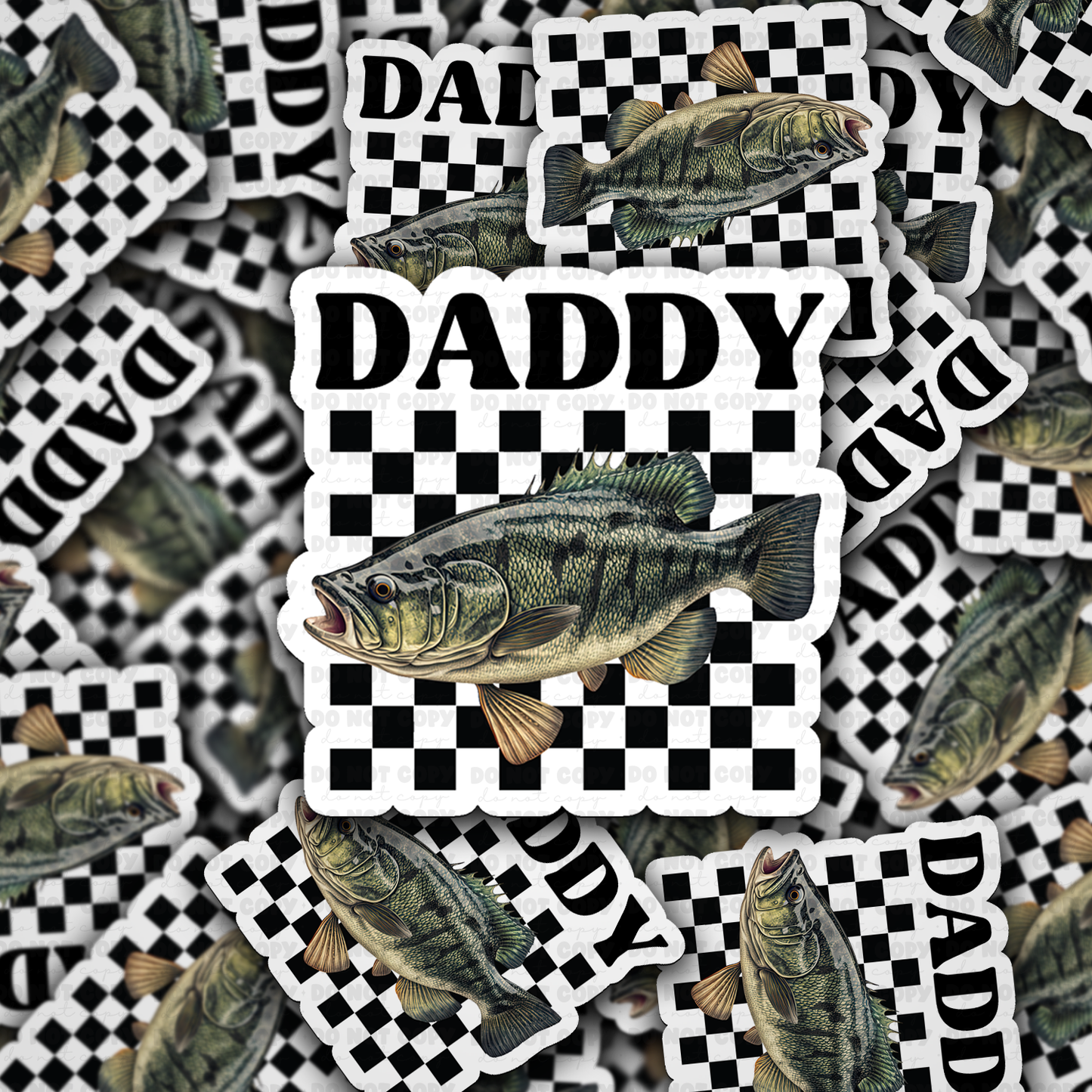 daddy fish sticker