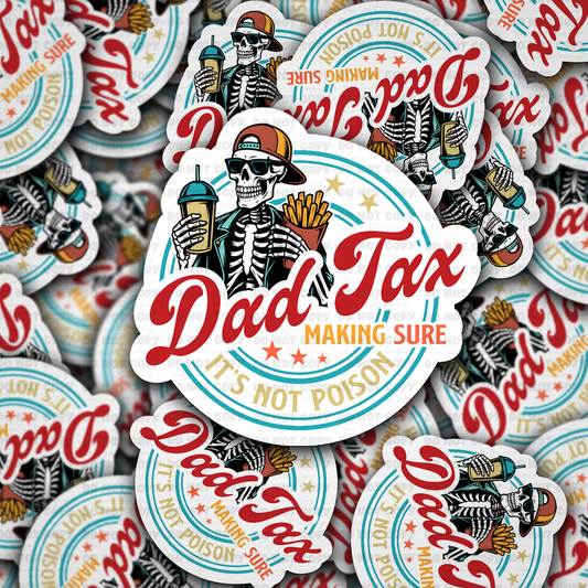 Dad tax sticker