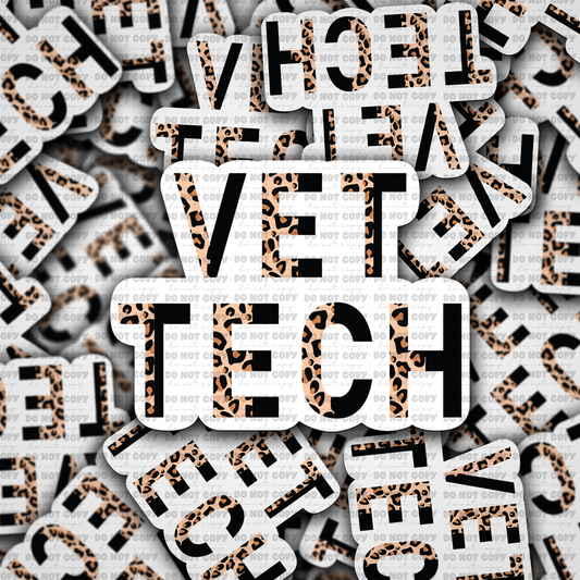 Vet Tech sticker