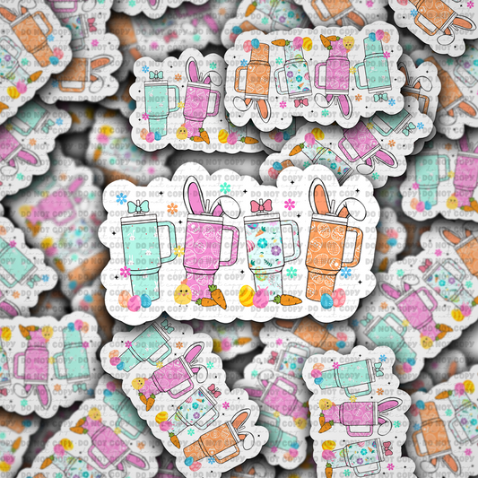Easter cups sticker